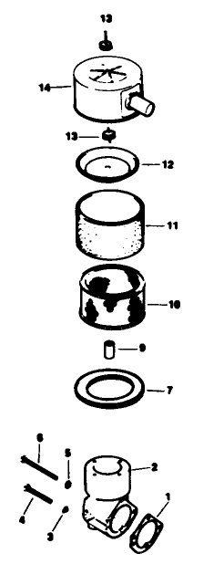 Air Intake-Engine Kohler Model No. M16qs Spec. No. 711563 & 711565