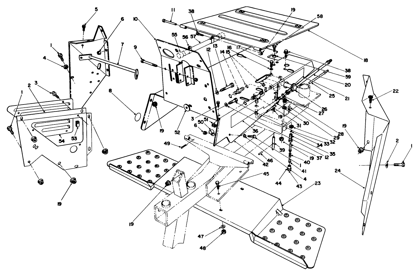 Instrument Panel & Seat Support Assembly