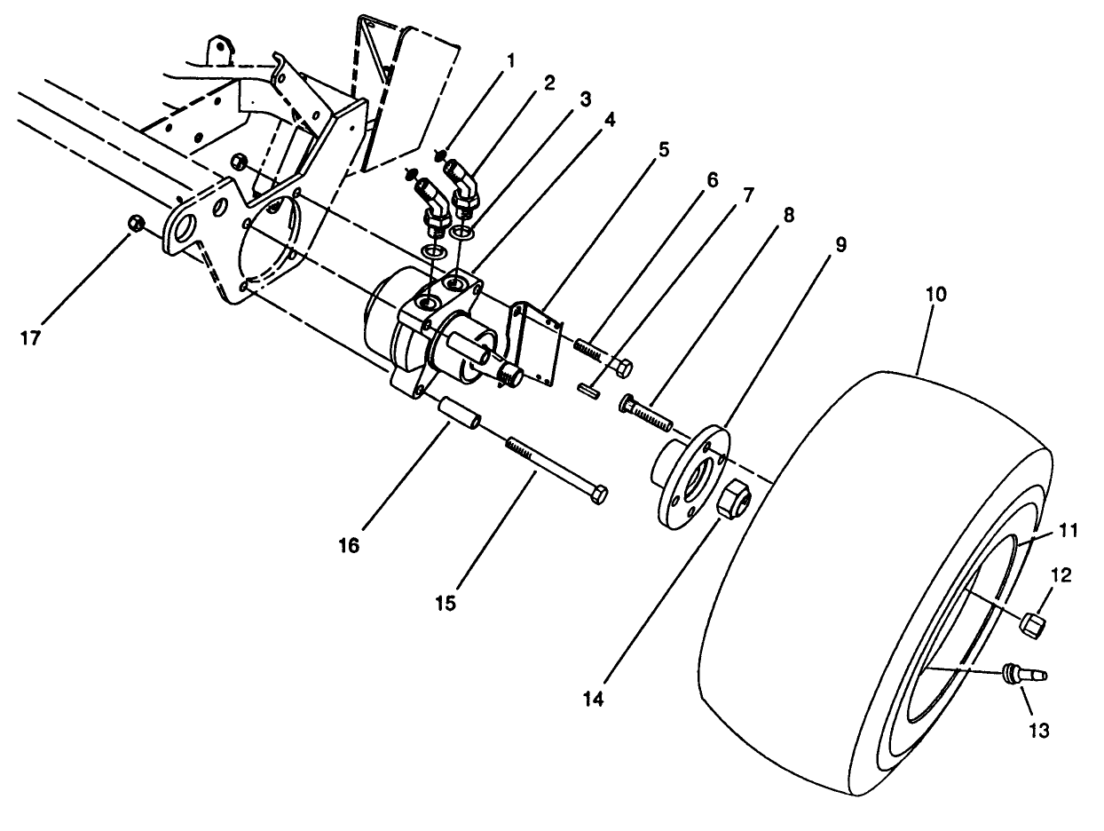 L.h. Front Wheel Assembly