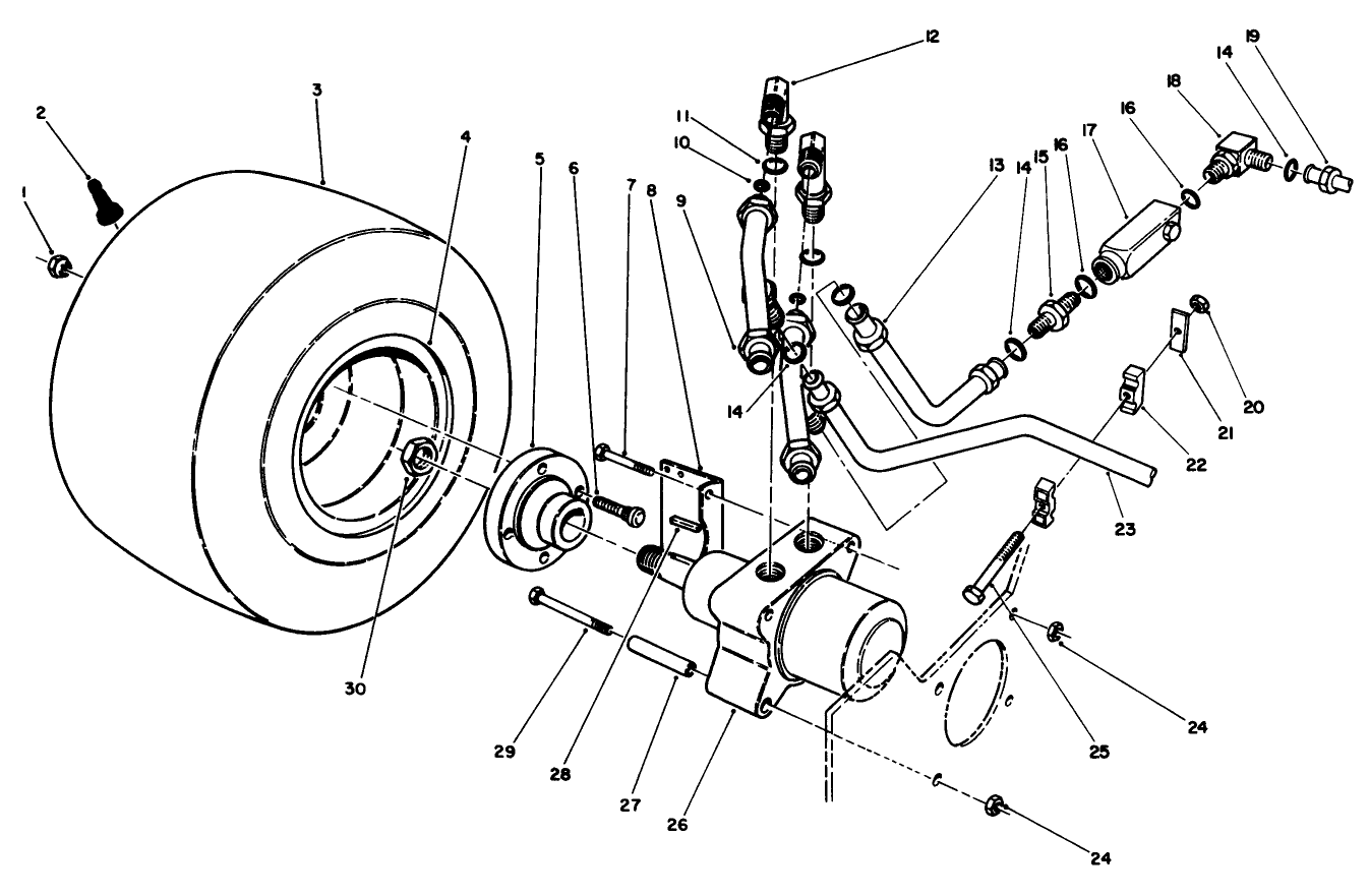 R.h. Front Wheel Assembly
