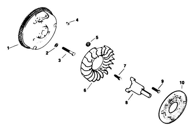 Flywheel-Engine Kohler Model No. M16qs Spec. No. 711563 (continued)