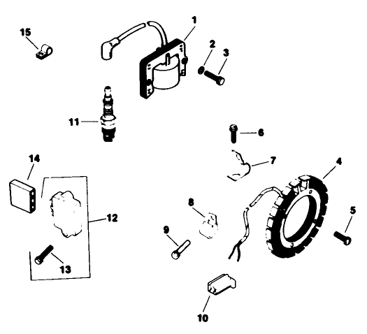 Ignition-Engine Kohler Model No. M16qs Spec. No. 711563 (continued)