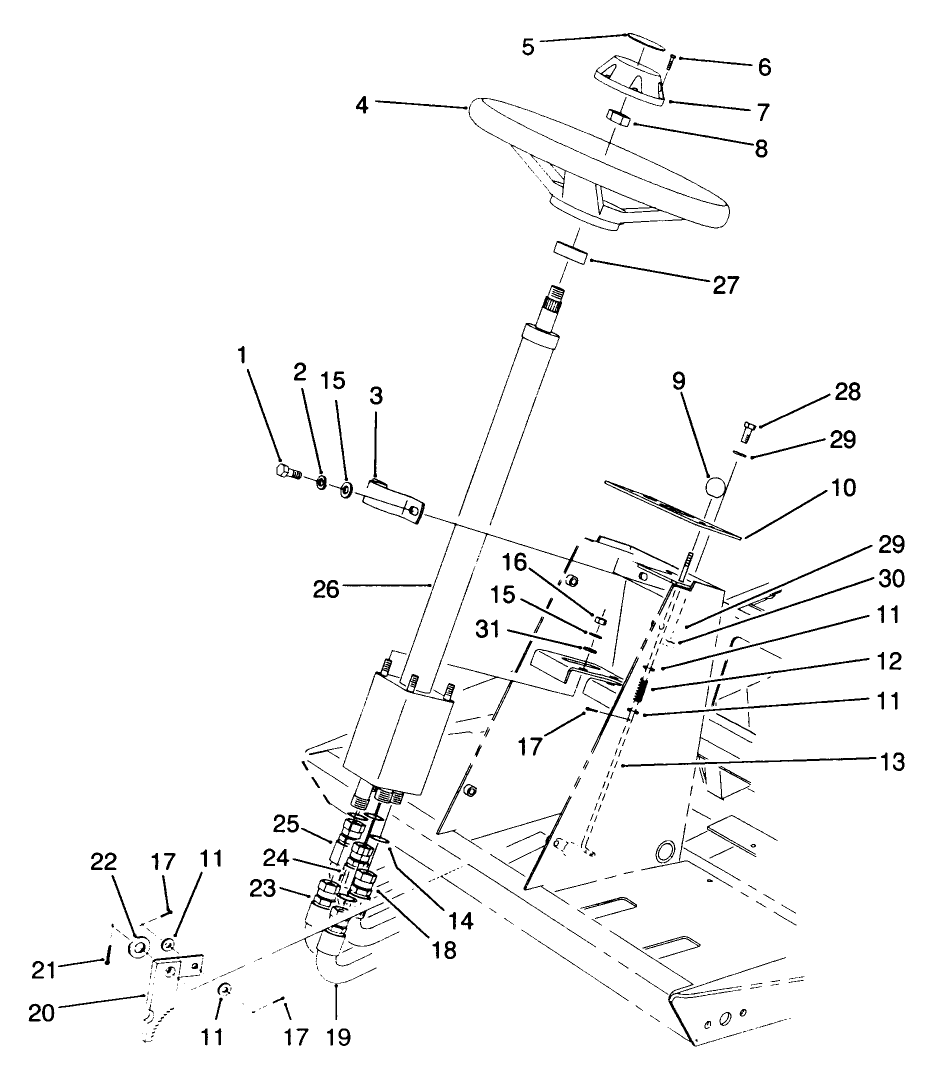 Steering Tower Assembly