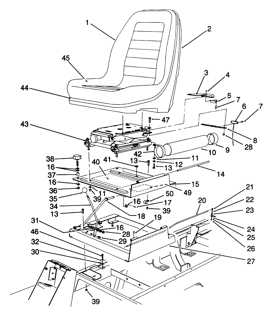 Seat & Throttle Assembly