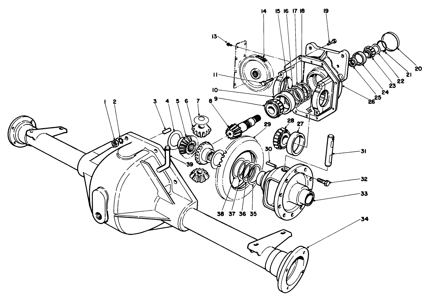 Front Axle Assembly No. 75-0710
