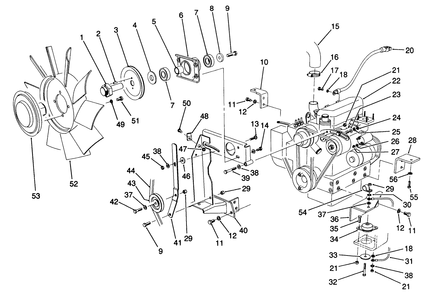 Engine Installation Assembly