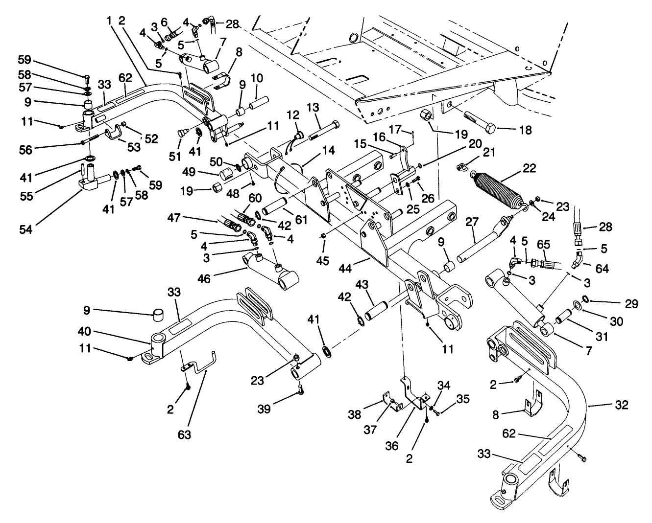 Front Lift Arms Assembly