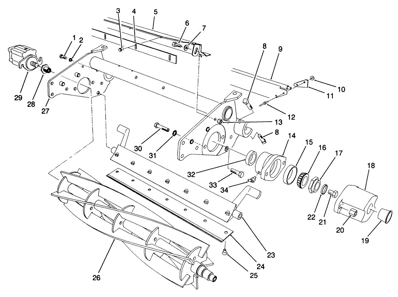 Cutting Unit Reel Assembly