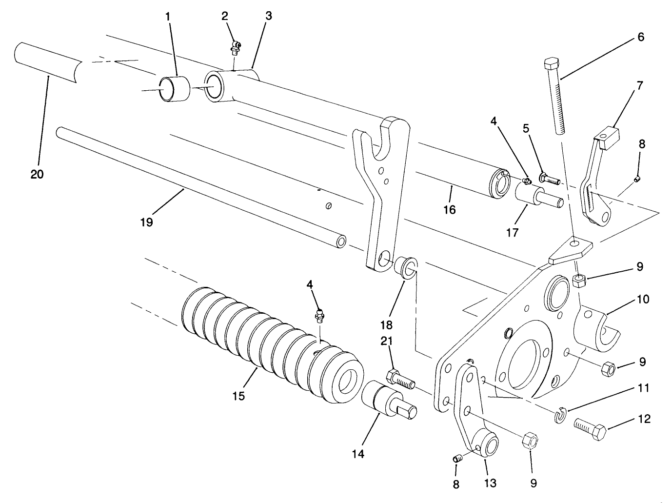 Cutting Unit Rollers Assembly