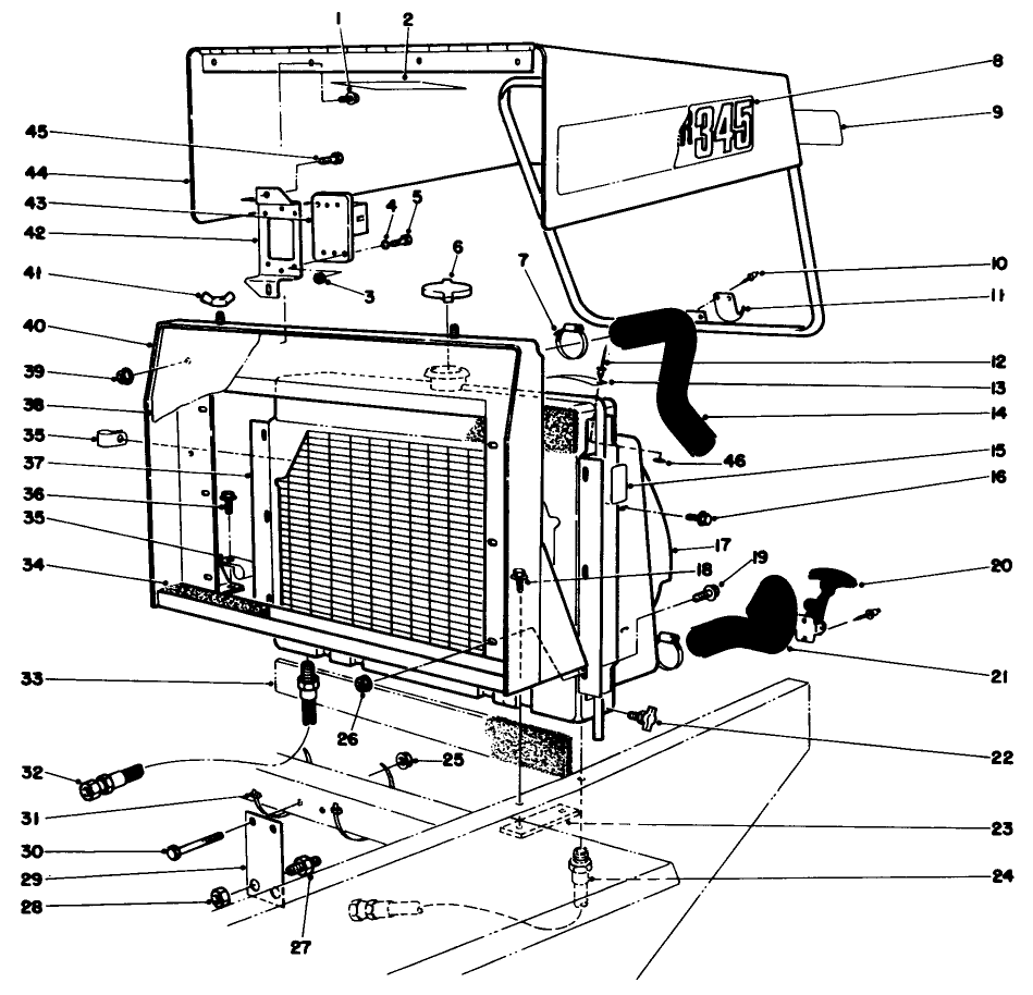 Radiator & Hood Assembly