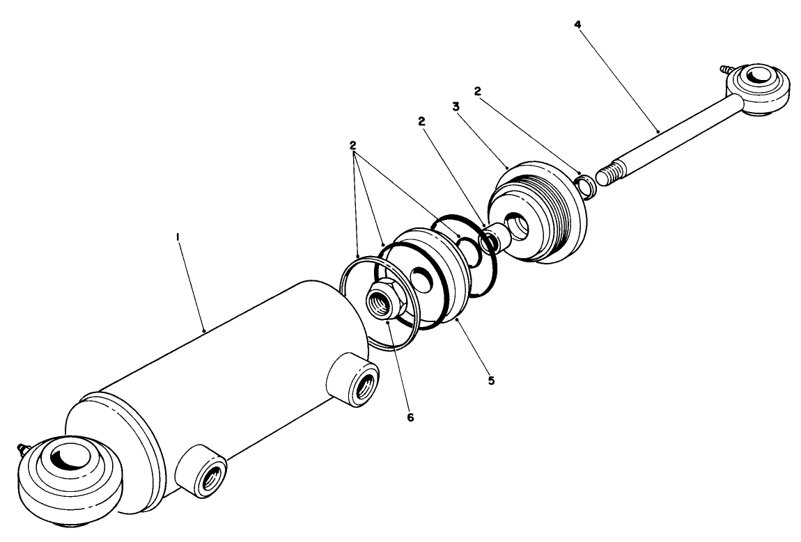 Hydraulic Steering Cylinder Assembly No. 63-9240