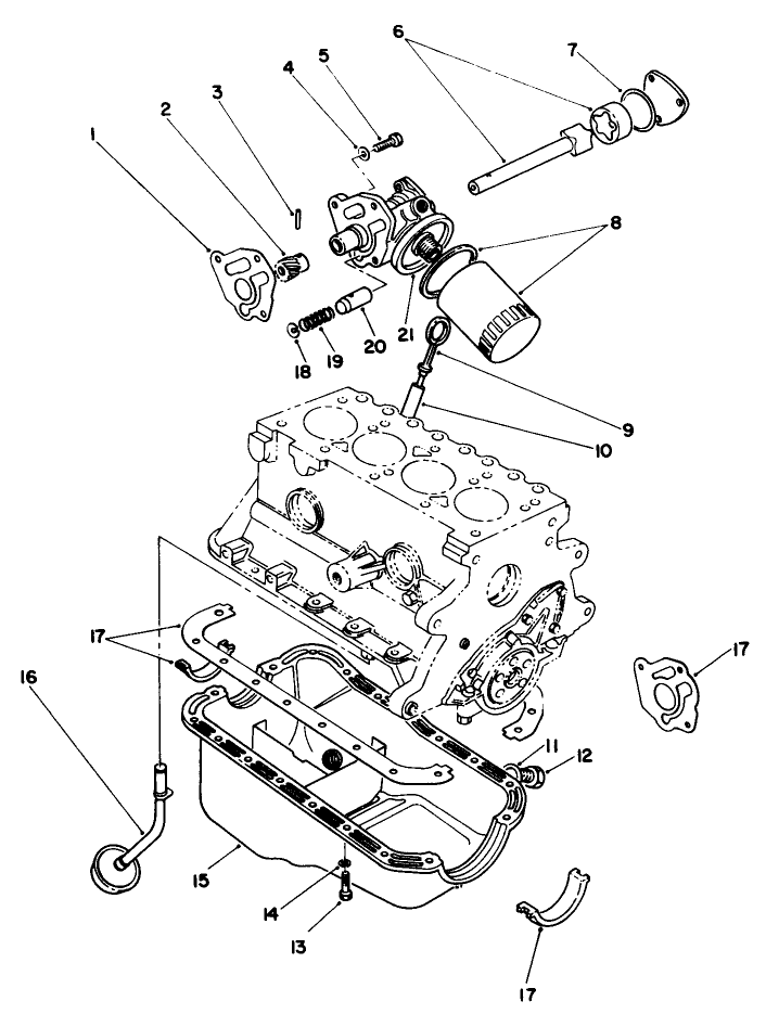 Oil Filter & Pump Assembly