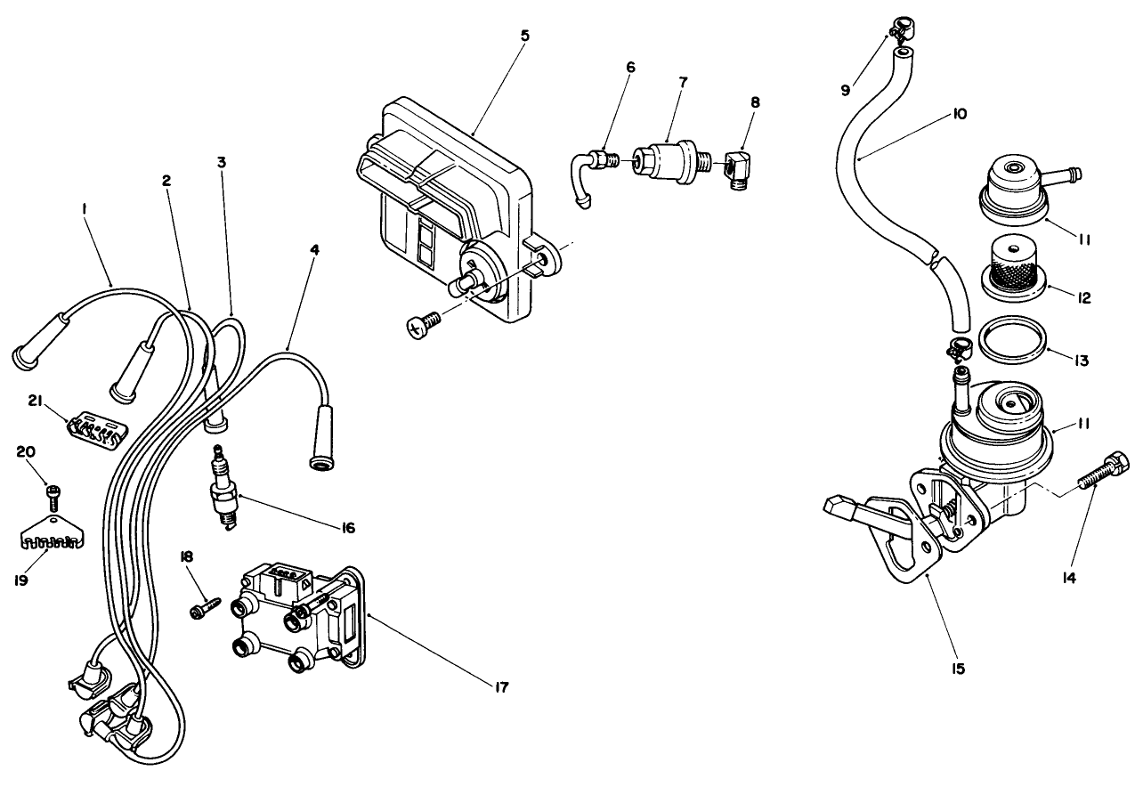 Ignition & Fuel Pump Assembly