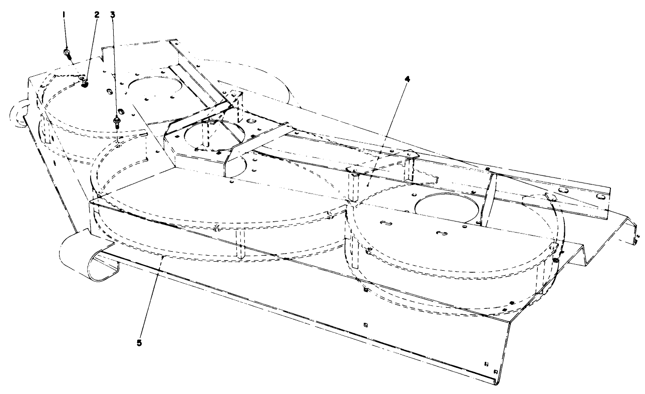 Mulcher Kit Model Nos. 30732,30733 (optional)(for 30721,30722 Decks)