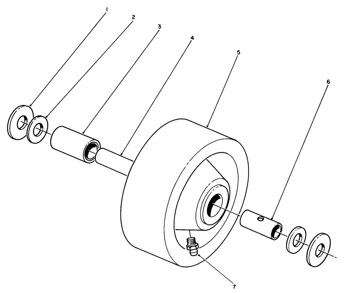 Phenolic Wheel Assembly No. 27-1050 (optional)