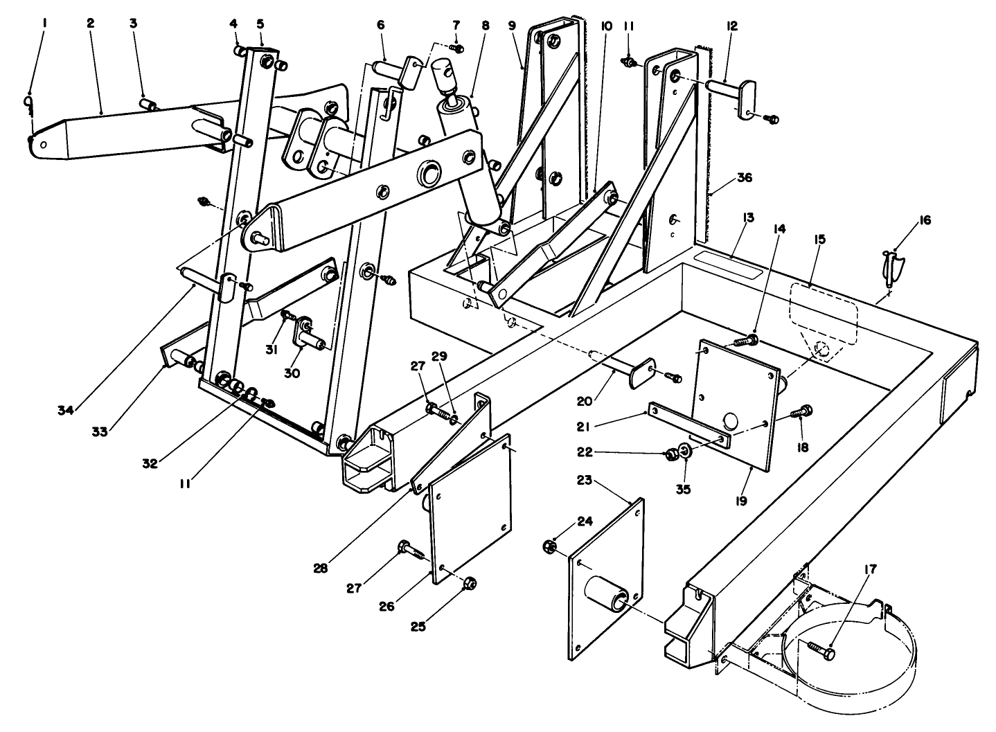 15 Cu. Ft. Hopper Kit Model 30505 (optional)