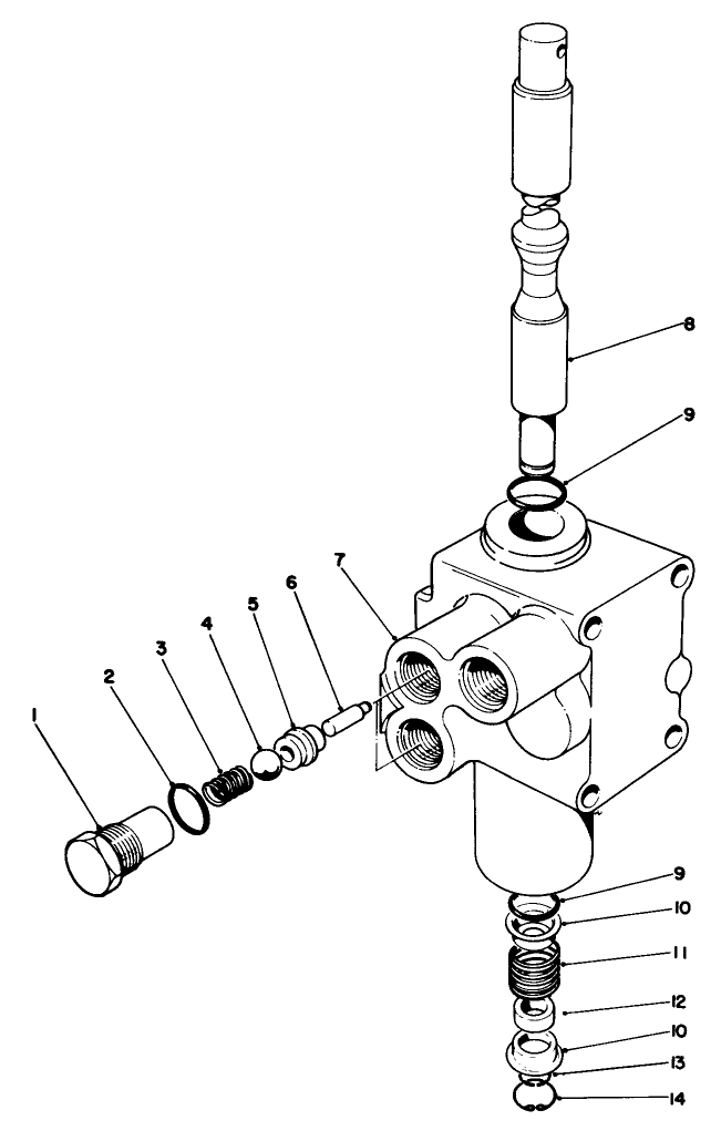15 Cu. Ft. Hopper Kit Model 30505 (optional)(continued) Control Valve No. 43-1 950
