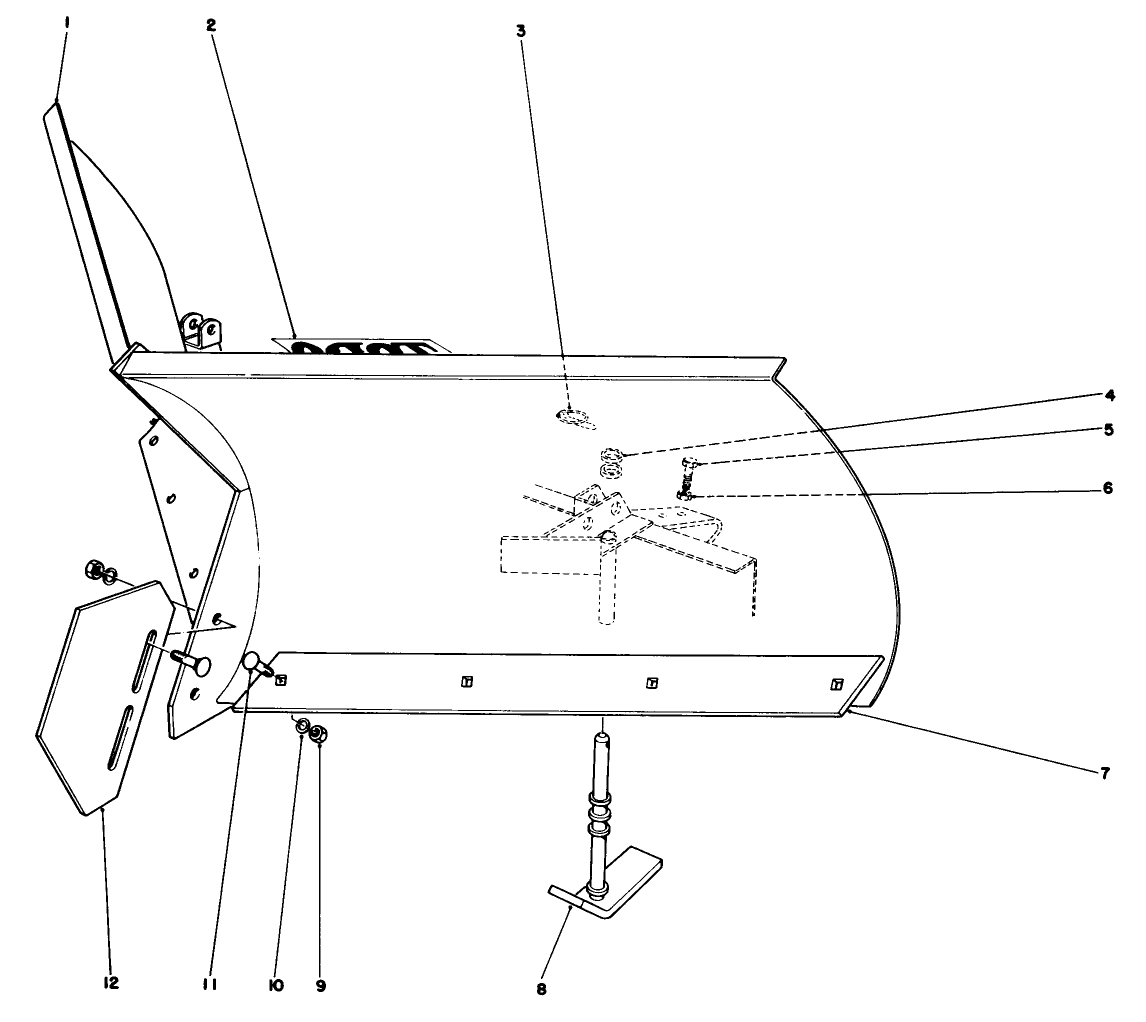 V-Plow Kit Model No. 30750 (optional)