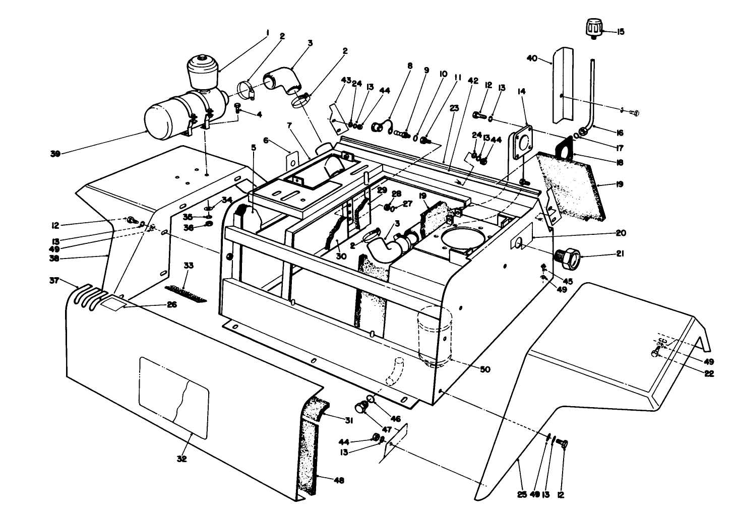 Fenders & Center Console Assembly