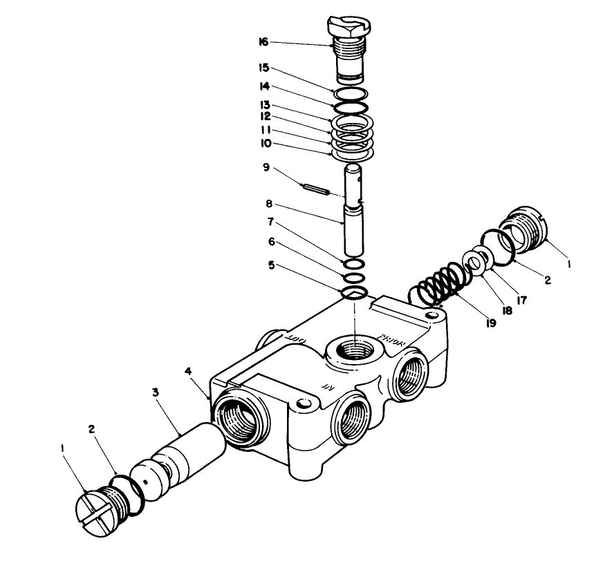 Priority Flow Control-Valve Assembly No. 58-5490 (model 03700) & 58-5491 (model 03701)