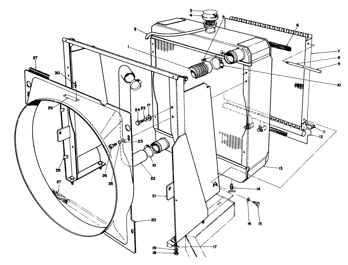 Radiator & Oil Cooler Assembly