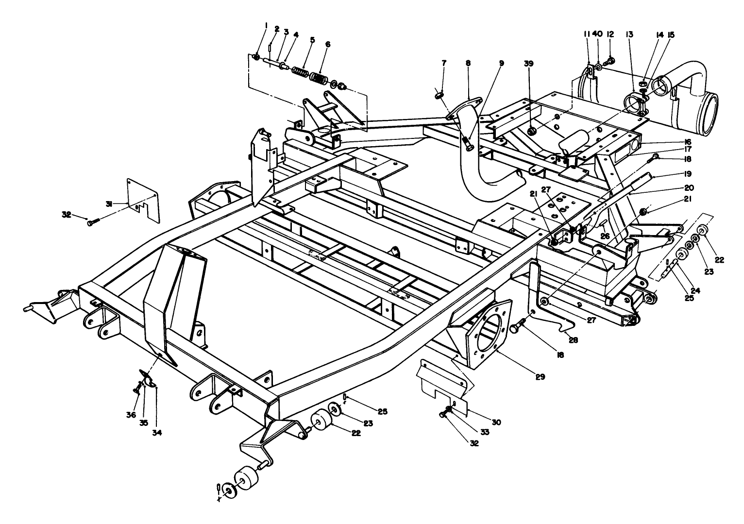 Chassis & Muffler Assembly