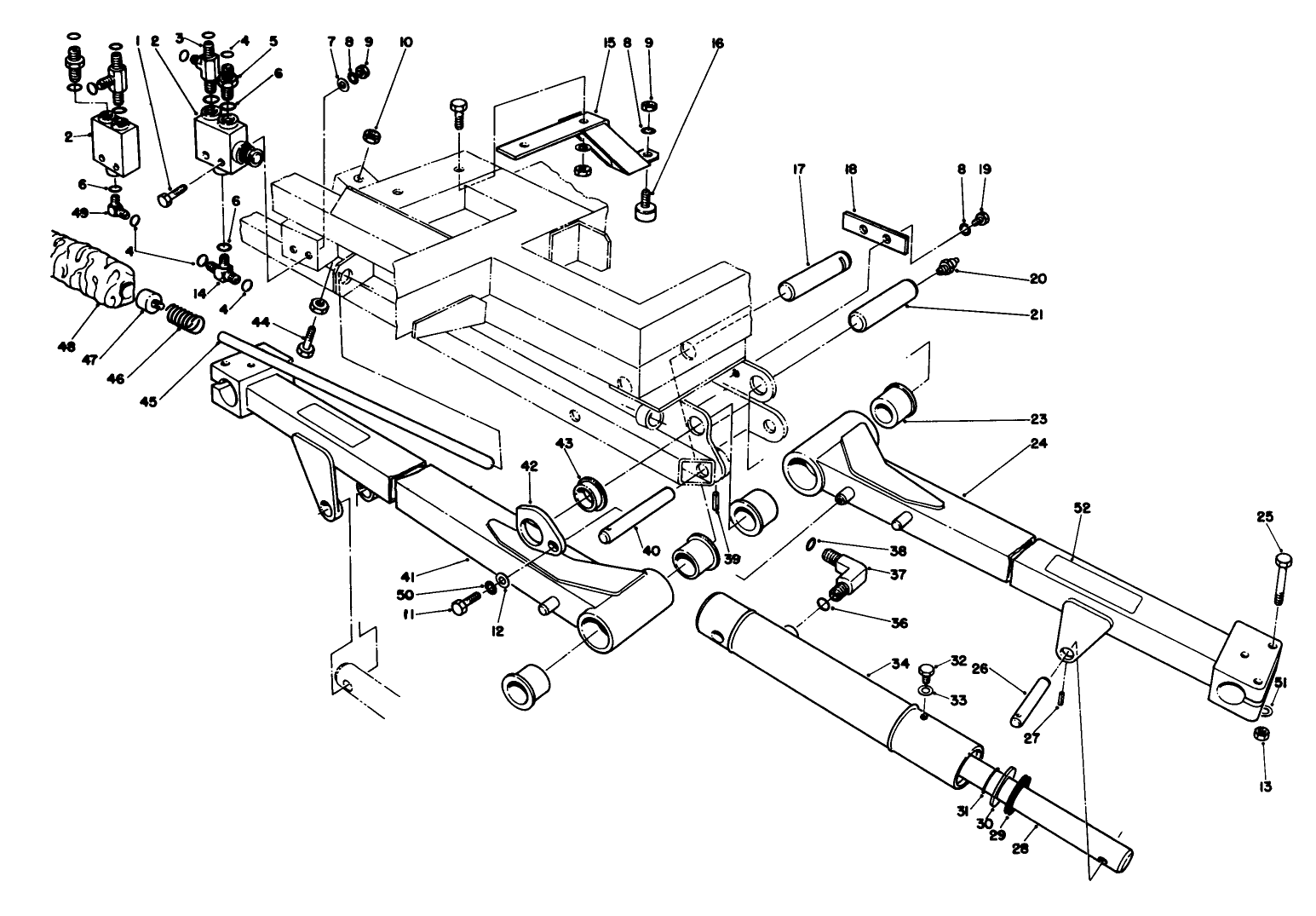 No. 1, 4 & 5 Lift Arms Assembly