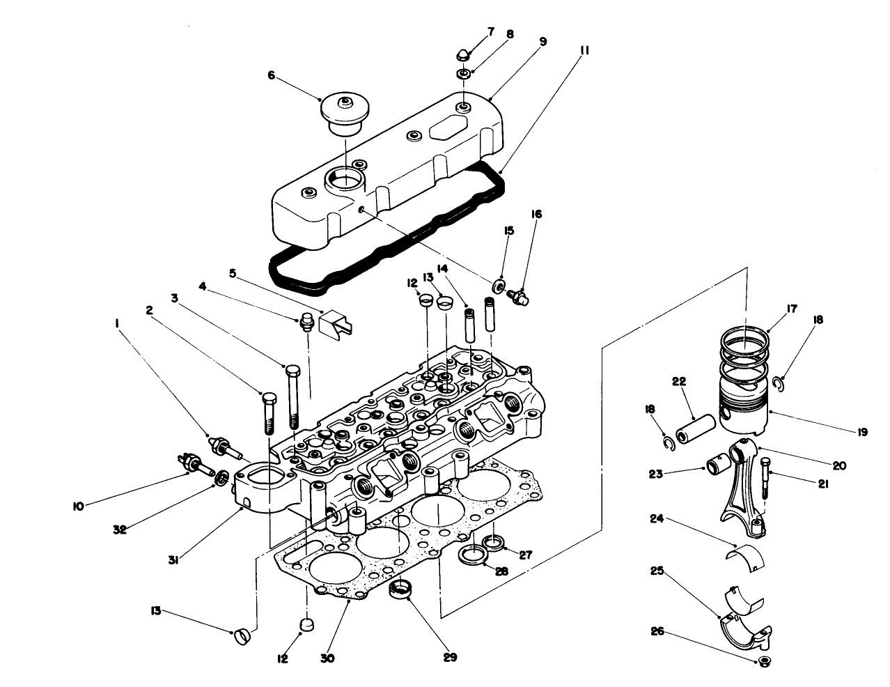 Cylinder Head & Piston Components