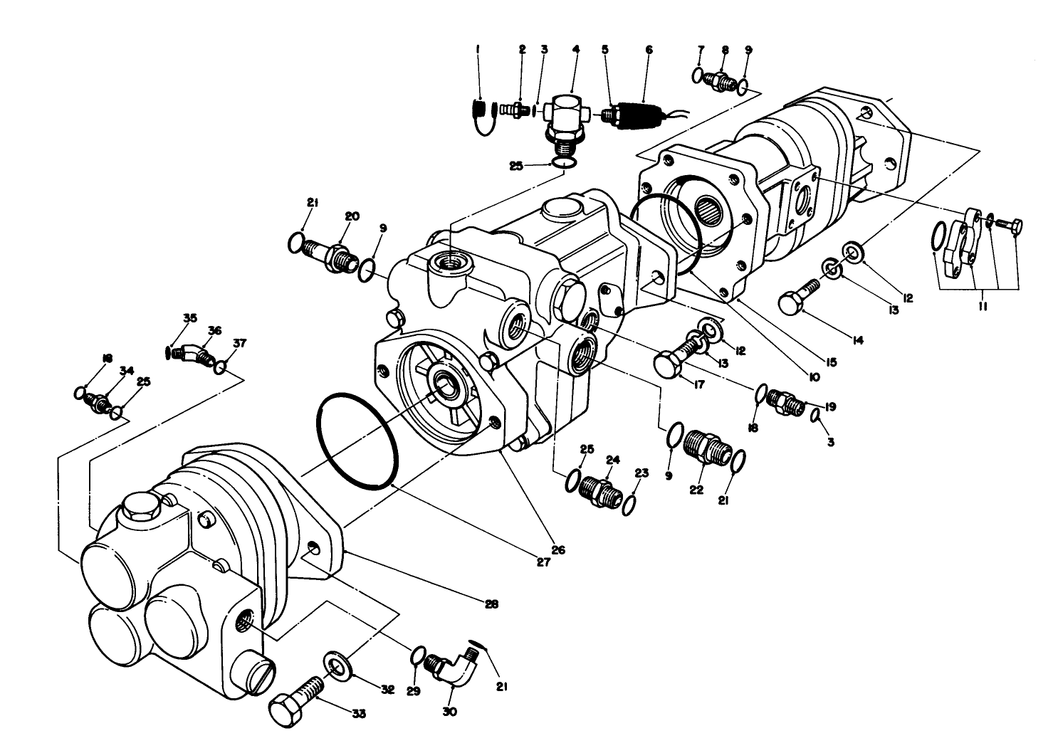 Hydraulic Pump Connections