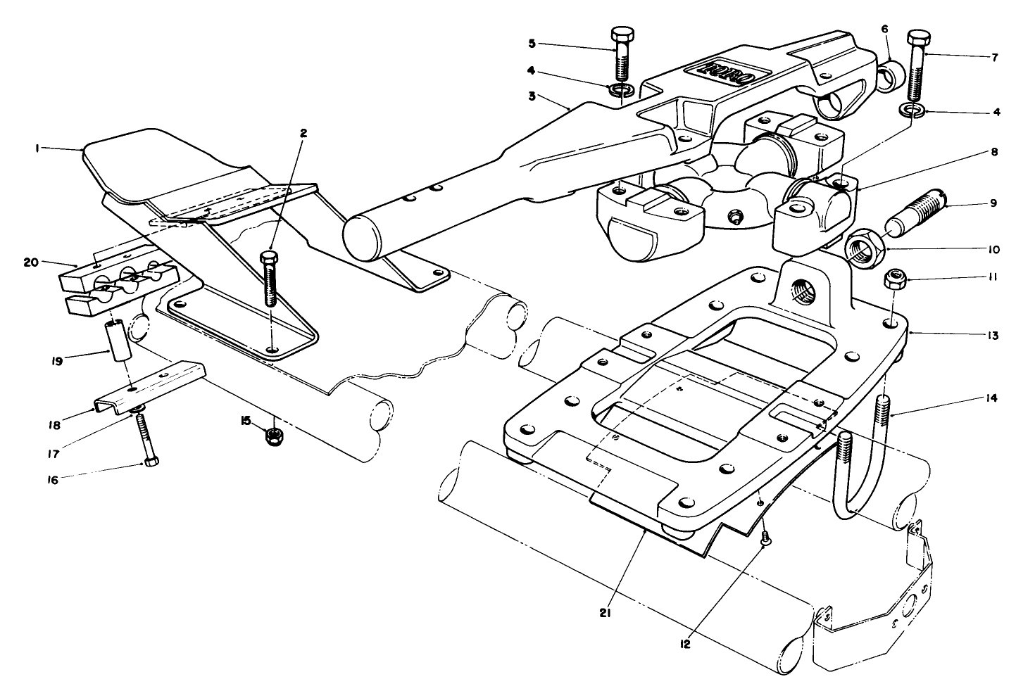 Cutting Unit Flotation Kit Model No. 03760 (continued) (cutting Units No. 4 & 5)