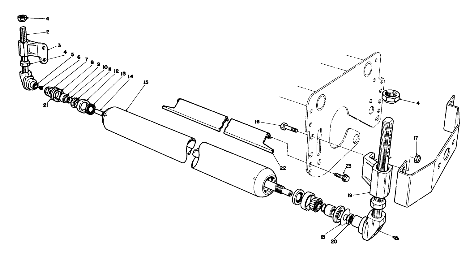 Front Roller Kit Model No. 03742 (optional)