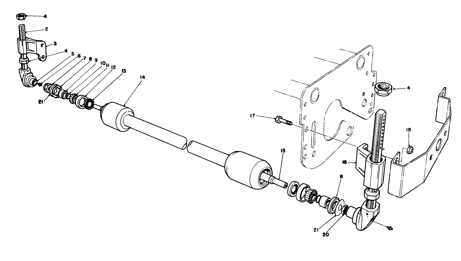 Sectional Roller Kit Model No. 03738 (optional)
