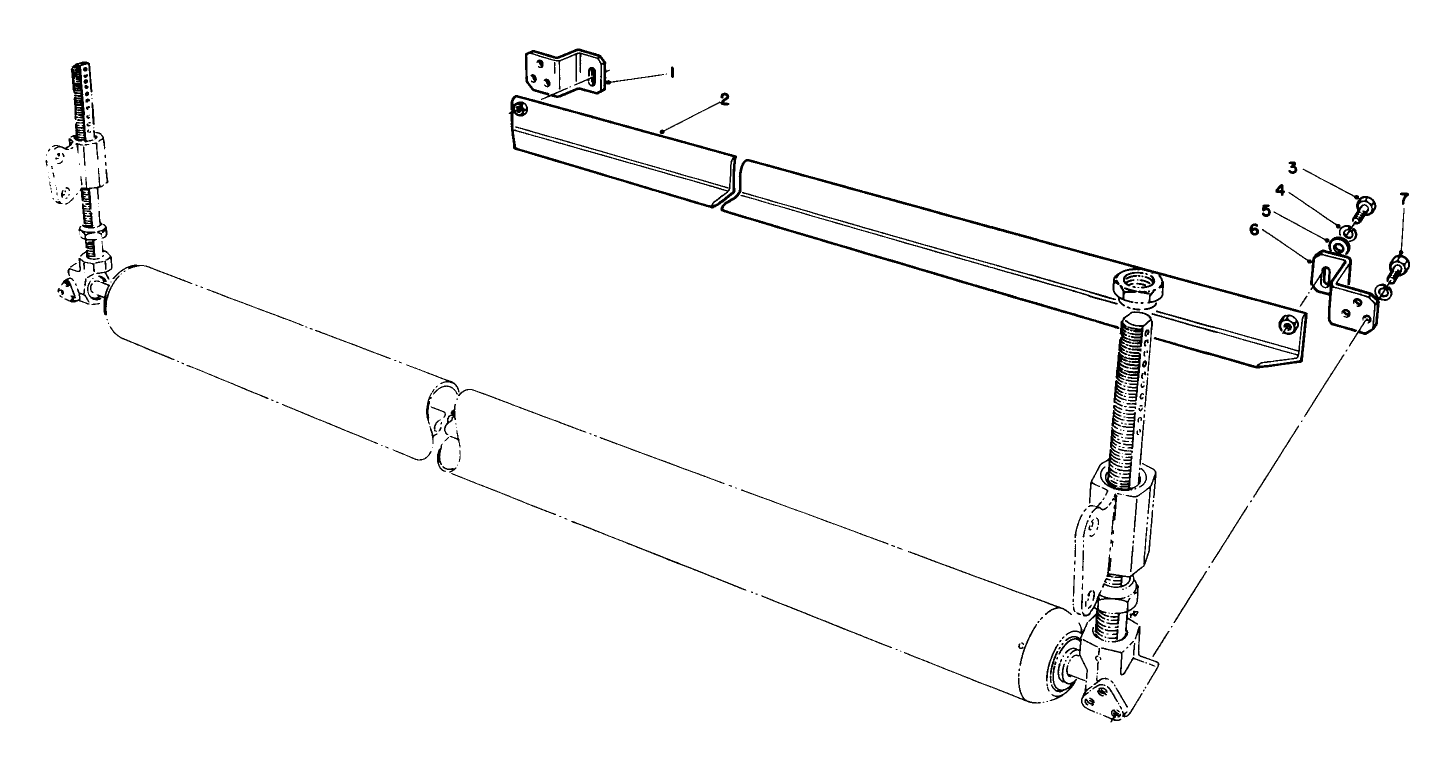 Rear Roller Scraper Kit No. 59-6090 (optional)