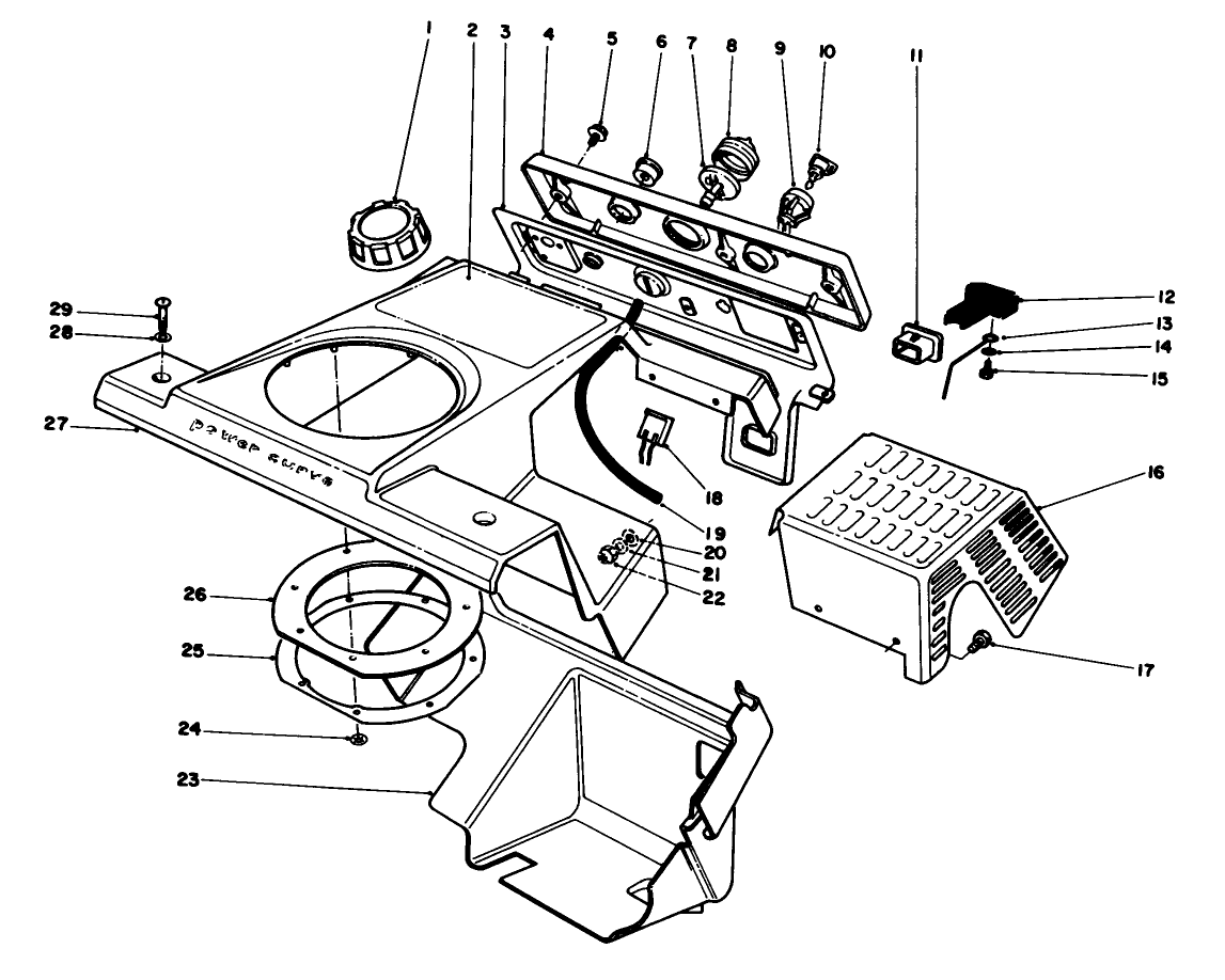 Control Panel & Shrouding Assembly