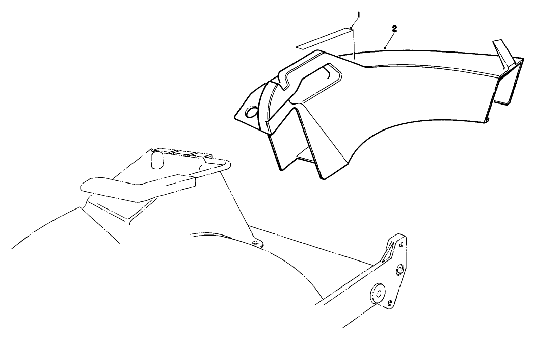 Side Discharge Chute Model No. 59168 (optional)