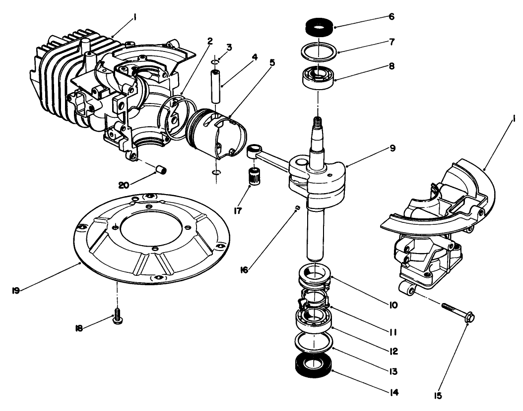 Crankshaft Assembly (model No. 47pk9-3)