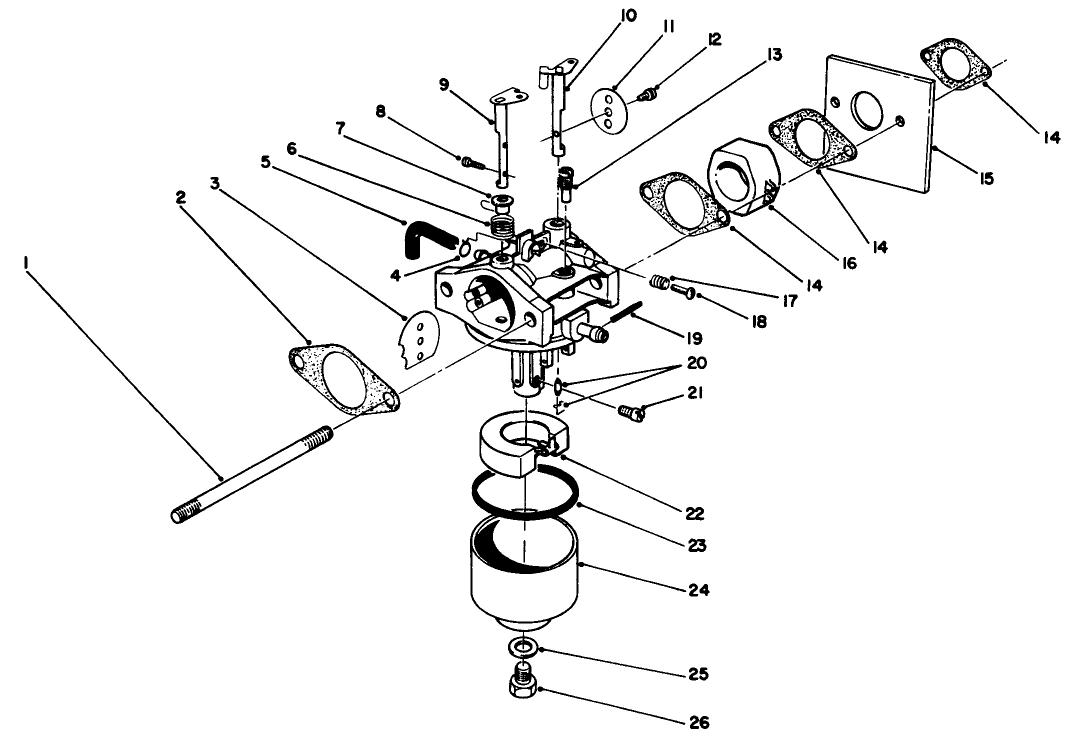 Carburetor Assembly (model No. 47pk9-3)