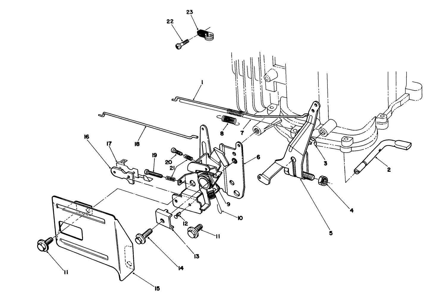 Governor Assembly (engine Model No. Vmh7-4)