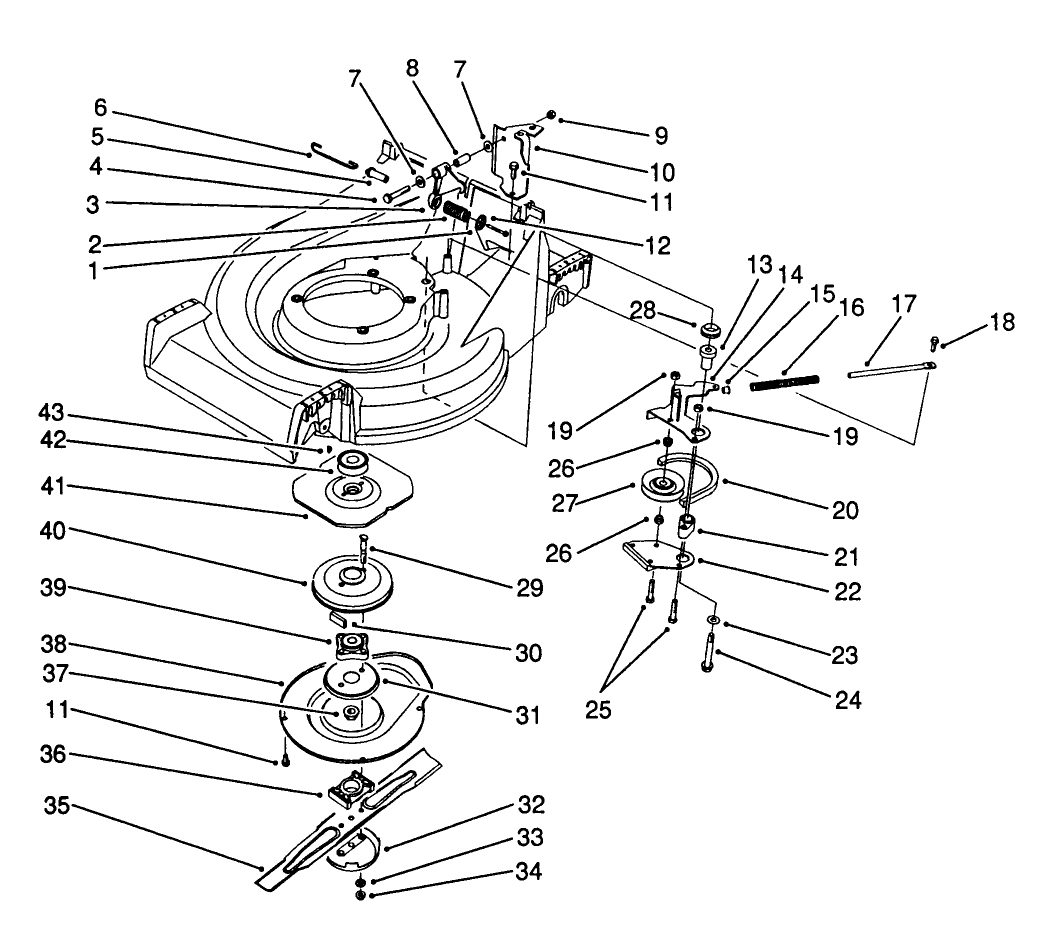 Blade Brake Clutch Assembly