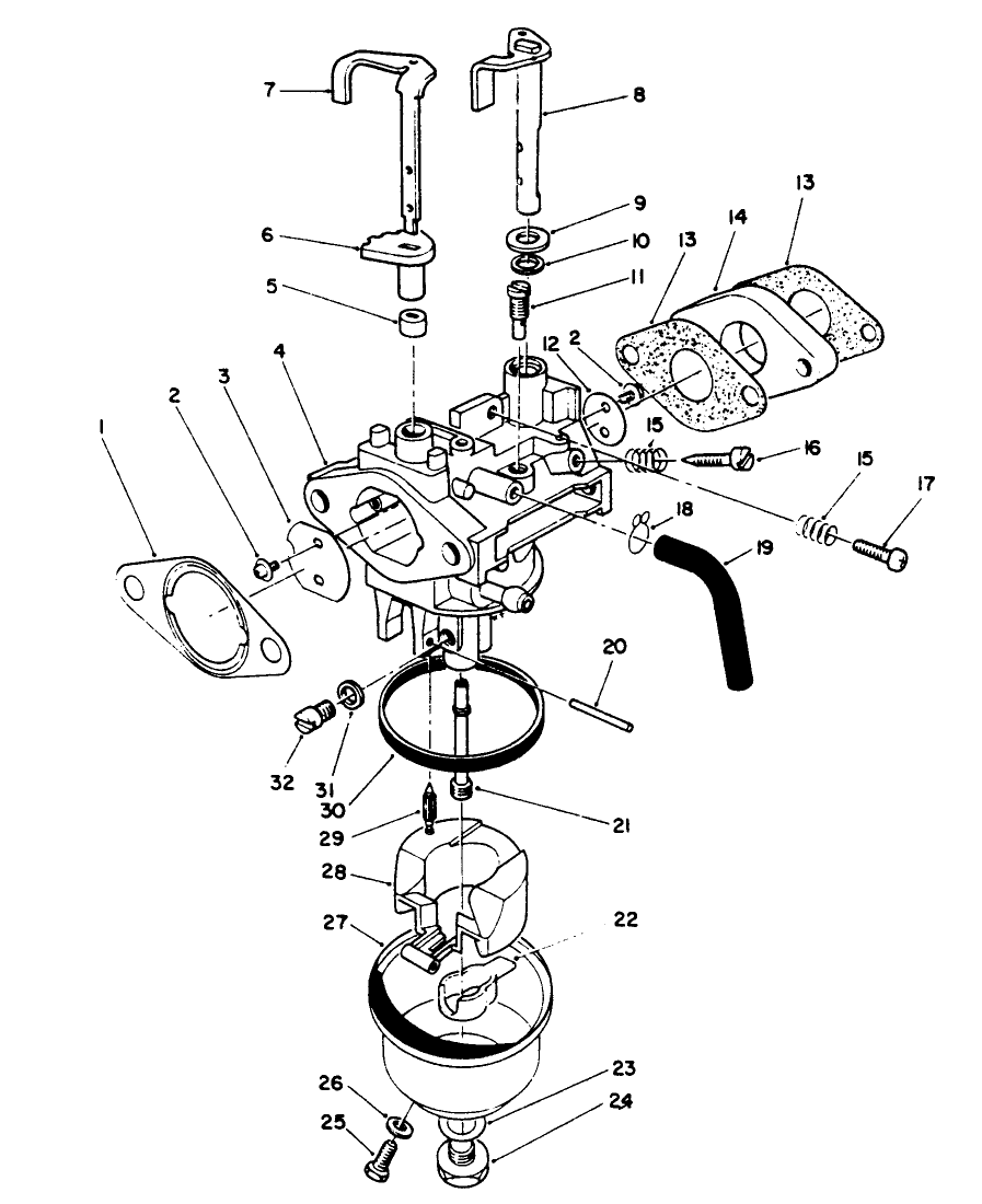 Carburetor Assembly (model No. Vmk9-2)