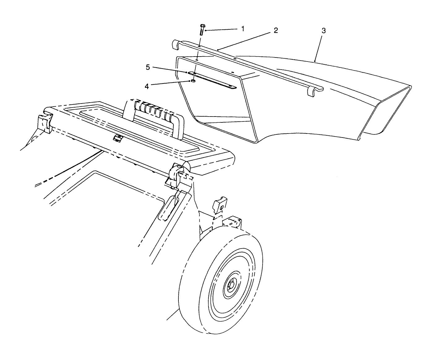 Side Discharge Chute Model No. 59112 (optional)