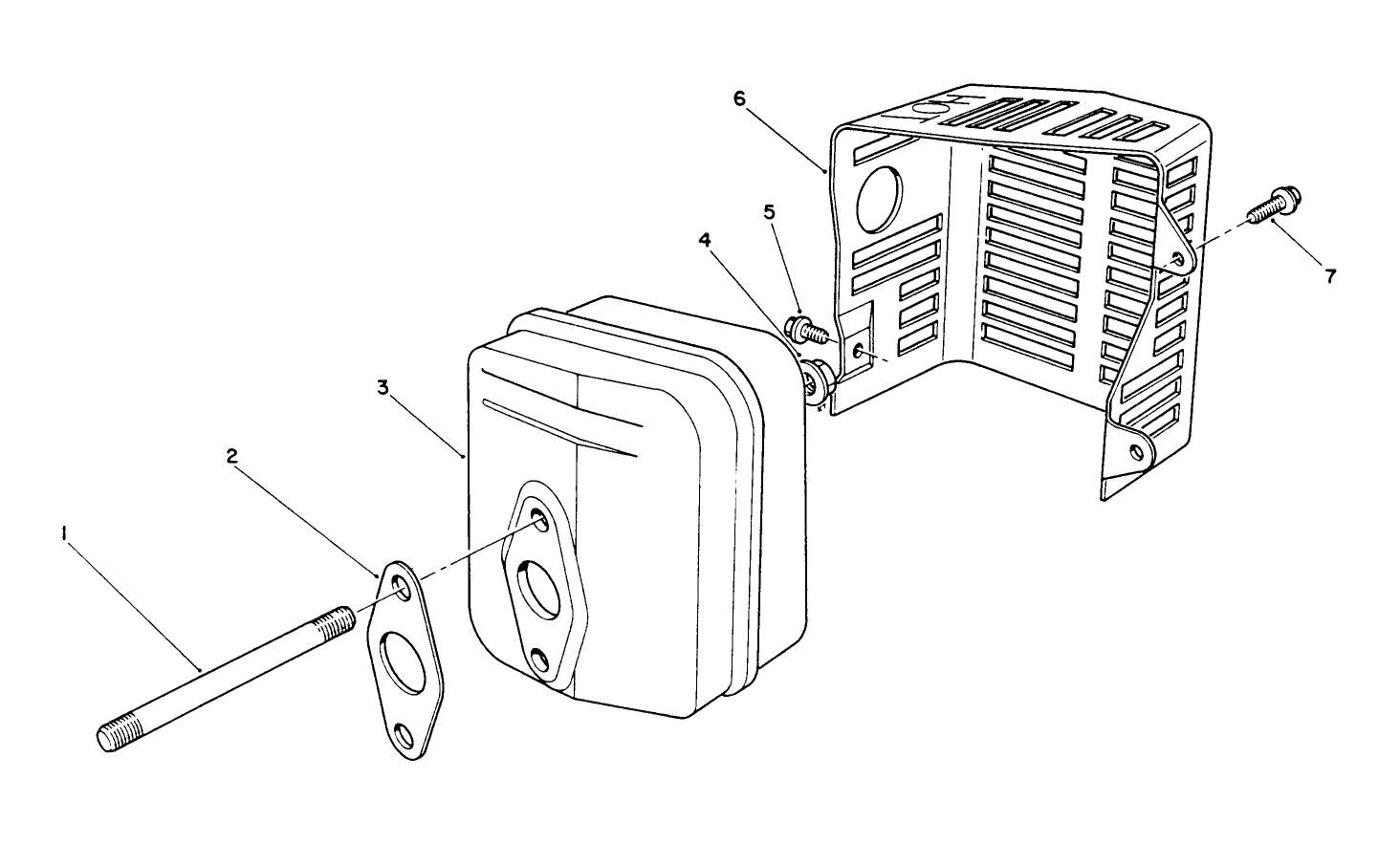 Muffler Assembly (engine Model No. Vmk9-2)