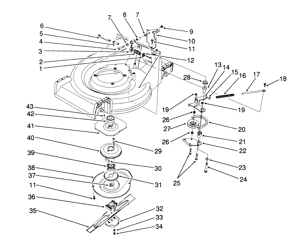 Blade Brake Clutch Assembly