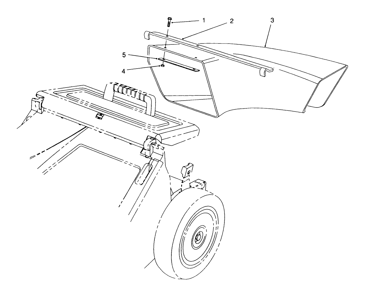 Side Discharge Chute Model No. 59112 (optional)