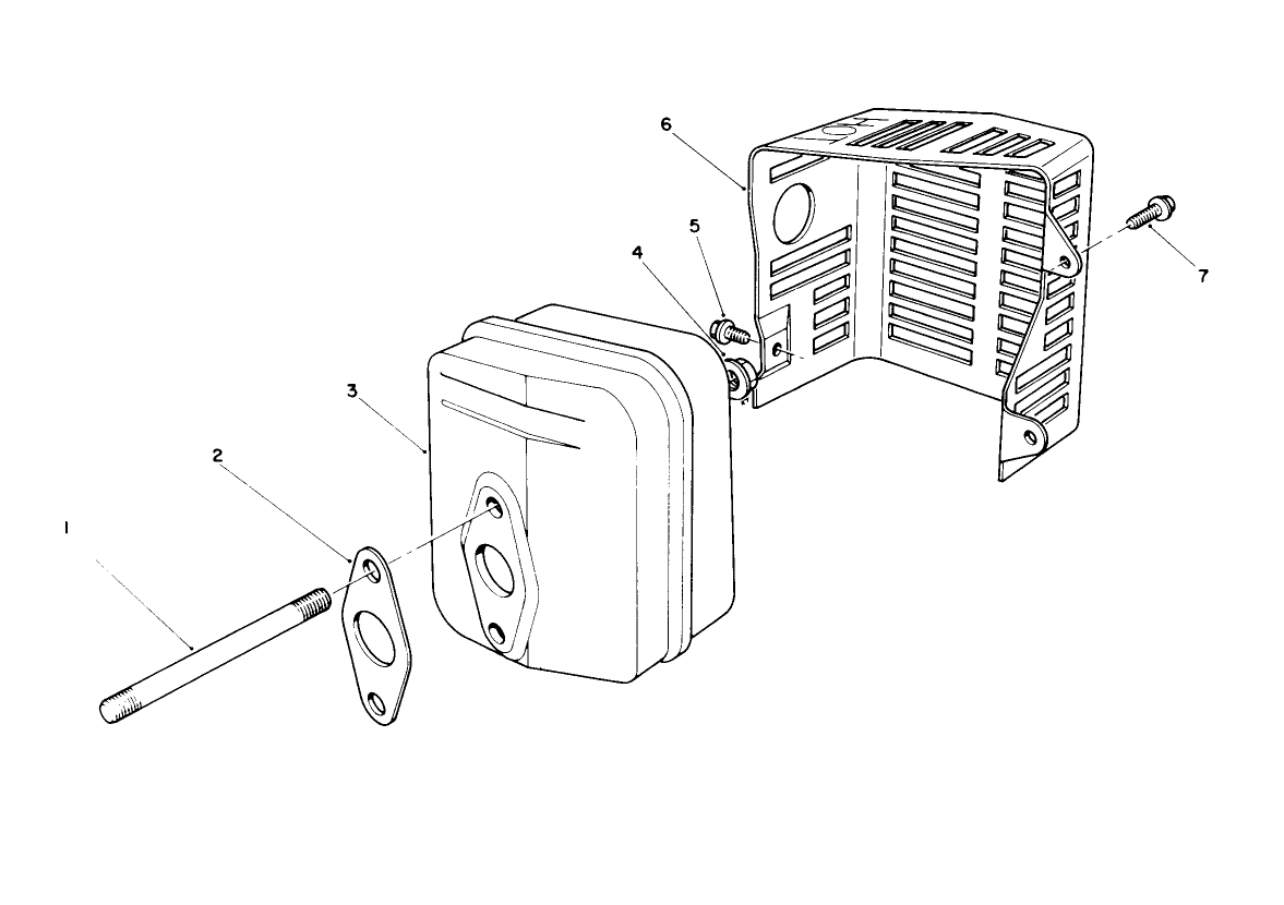Muffler Assembly (engine Model No. Vmk9-2)