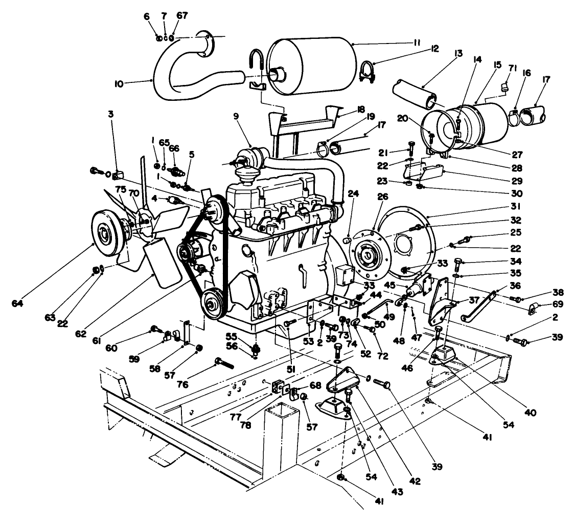 Engine Installation Assembly