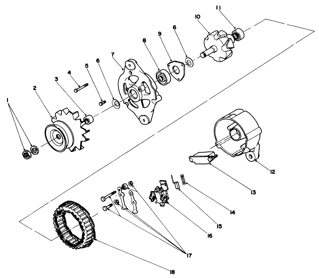 Alternator Assembly No. 70-5760