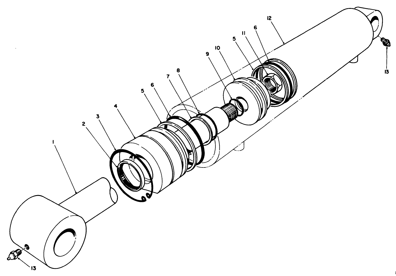 Hydraulic Cylinder Assembly No. 69-2180