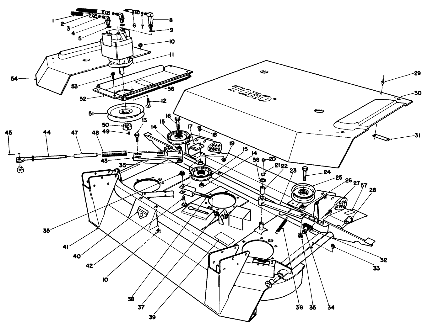 Center Deck Model No. 30592