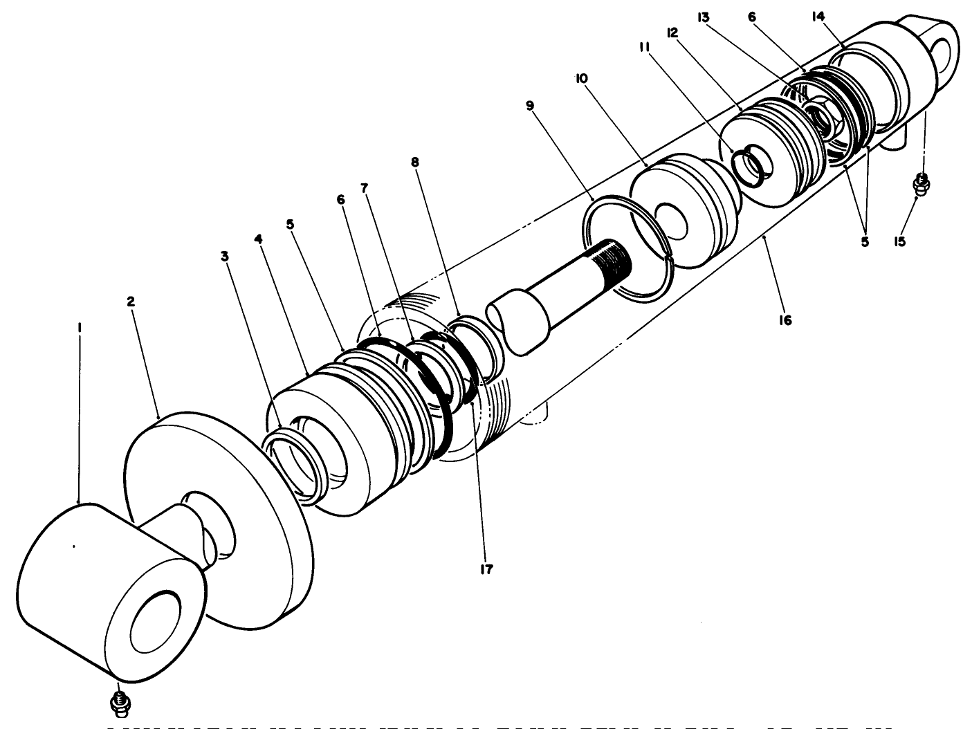Hydraulic Cylinder Assembly No 74-2170